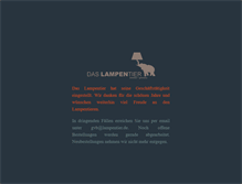 Tablet Screenshot of lampentier.de
